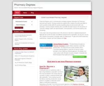 Pharmacydegrees.net(Pharmacydegrees) Screenshot