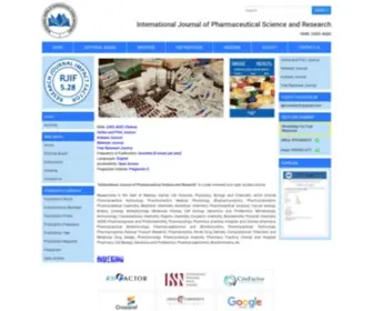 Pharmacyjournal.net(International Journal of Pharmaceutical Science and Research) Screenshot