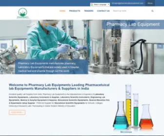 Pharmacylabequipment.com(Pharmacy Lab equipments) Screenshot