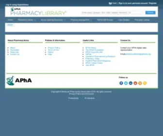 Pharmacylibrary.com(PharmacyLibrary®) Screenshot
