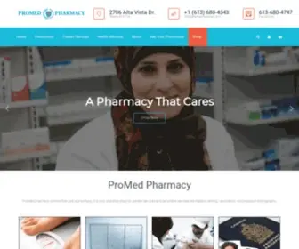 Pharmacypromed.com(WE'RE IN THE BUSINESS OF MAKING PEOPLE FEEL BETTER) Screenshot