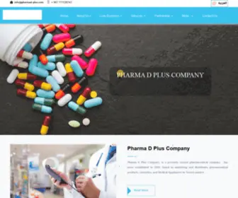 Pharmad-Plus.com(Pharma D Plus Company) Screenshot