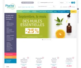 Pharmaexpress.be(Pharma Express Une véritable pharmacie belge en ligne) Screenshot