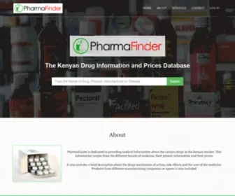 Pharmafinder.co.ke(PharmaFinder) Screenshot