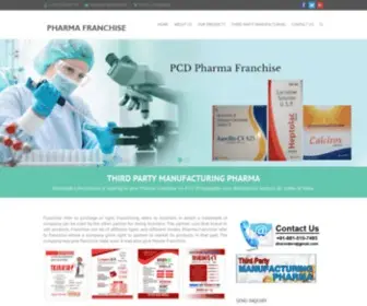 Pharmafranchise.net.in(Biomorph Lifesciences) Screenshot