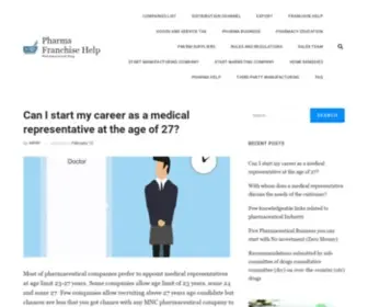Pharmafranchisehelp.com(Pharmaceutical Blog) Screenshot