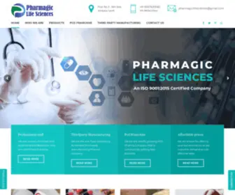 Pharmagiclifesciences.com(PCD Franchise) Screenshot