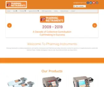 Pharmaginst.com(Pharmag Instruments) Screenshot