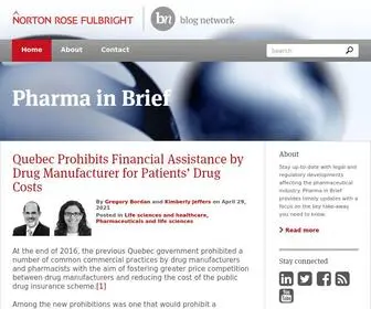 Pharmainbrief.com(Pharma in Brief) Screenshot