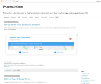 Pharmainform.com(Pharmainform) Screenshot