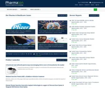 Pharmaion.com(Pharmaceutical & Healthcare) Screenshot