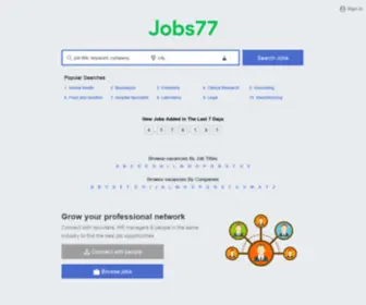 Pharmajobs77.com(Pharma Jobs) Screenshot