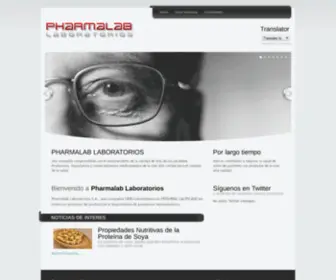 Pharmalabsa.com(Pharmalab Laboratorios) Screenshot