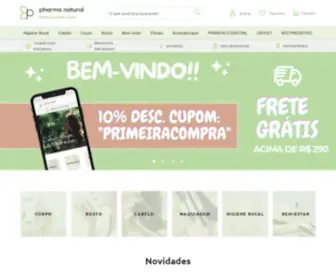 Pharmanatural.com.br(Beleza Sustentável) Screenshot