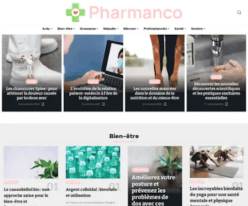 Pharmanco.com(La santé avant tout) Screenshot