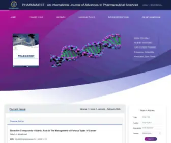 Pharmanest.net(An International Journal of Advances in Pharmaceutical Sciences) Screenshot