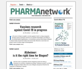 Pharmanetwork.info(Pharmaceutical CDMO business news) Screenshot