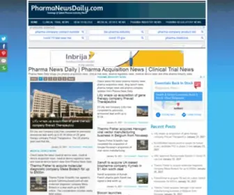 Pharmanewsdaily.com(Pharma News Daily) Screenshot