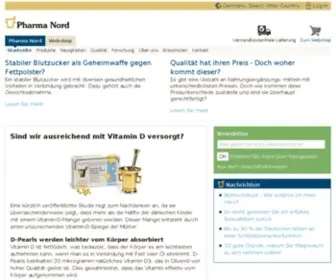 Pharmanord.de(Nahrungsergänzungsmittel) Screenshot