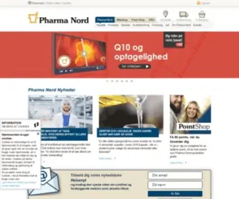Pharmanord.dk(Pharma Nord) Screenshot