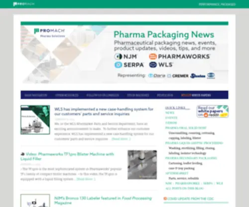 Pharmapackagingnews.com(Pharma Packaging News) Screenshot