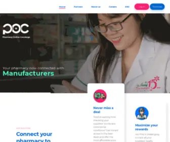 Pharmapoc.com(Your Pharmacy Online Concierge) Screenshot