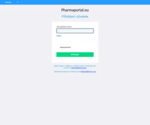 Pharmaportal.eu(Sprinx Pharma Portal) Screenshot