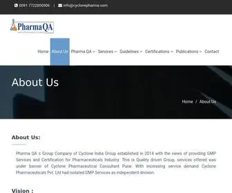 Pharmaqaindia.com(About Us) Screenshot