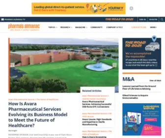 Pharmasalmanac.com(Pharma&#039;s Almanac) Screenshot