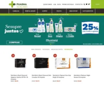 Pharmascalabis.com.pt(Farmácia Online) Screenshot