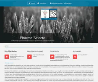 Pharmaselecta.nl(Pharma Selecta) Screenshot