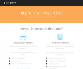 Pharmashop24.biz(On the cutting) Screenshot