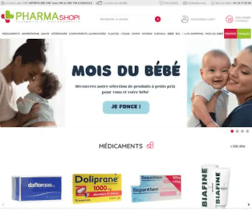 Pharmashopi.com(Pharmacie en ligne et parapharmacie en ligne Pharmashopi) Screenshot