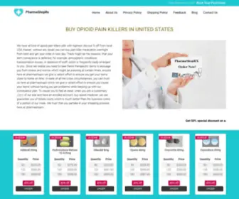 Pharmashoprx.com(Order Pain Relievers overnight) Screenshot