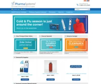 Pharmasystems.com(Pharmacy Supplies) Screenshot