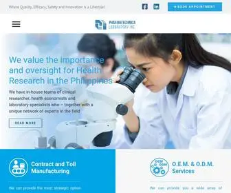 Pharmatechnicalab.com(Pharmatechnica) Screenshot