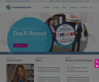 Pharmatechnik.de(Beste Softwarelösung für Ihre Apotheke) Screenshot