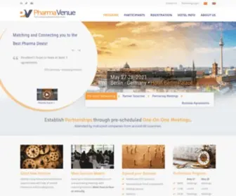 Pharmavenue.com(Networking and partnering events) Screenshot