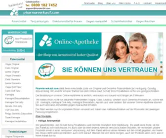 Pharmaverkauf.com(Potenzmittel kaufen ohne rezept) Screenshot