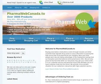 Pharmawebcanada.to(Canadian Rx Pharmacy Online) Screenshot