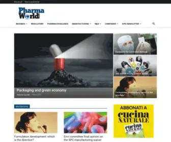 Pharmaworldmagazine.com(Pharma World) Screenshot