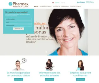 Pharmaxrc.com(Pharmax Research Clinic) Screenshot