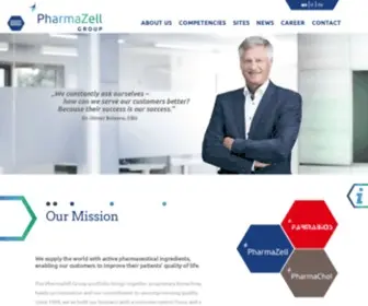 Pharmazell-Group.com(Pharmazell Group) Screenshot