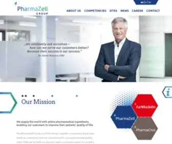 Pharmazell.com(Pharmazell Group) Screenshot