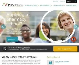 Pharmcas.org(The American Association of Colleges of Pharmacy (AACP)) Screenshot