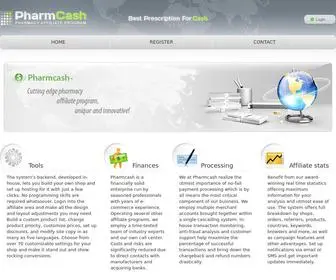 Pharmcash.net(Pharmacy Affiliate Program) Screenshot