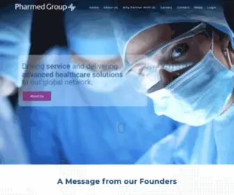 Pharmed-Group.com(Pharmed Group) Screenshot