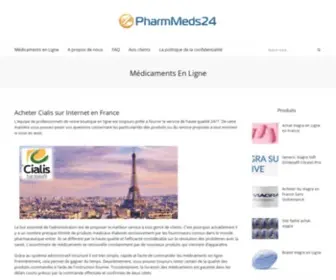 Pharmmeds24.com(Achat de Cialis en Ligne) Screenshot