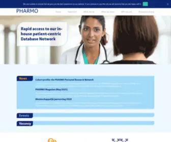 Pharmo.nl(The PHARMO Institute is an internationally recognized organisation) Screenshot