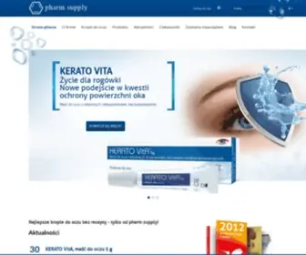 Pharmsupply.com.pl(Najlepsze Krople do Oczu Bez Recepty) Screenshot